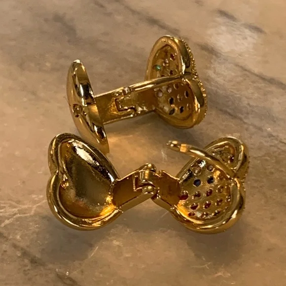 Heart multicolour Earrings - Picture 3 of 4